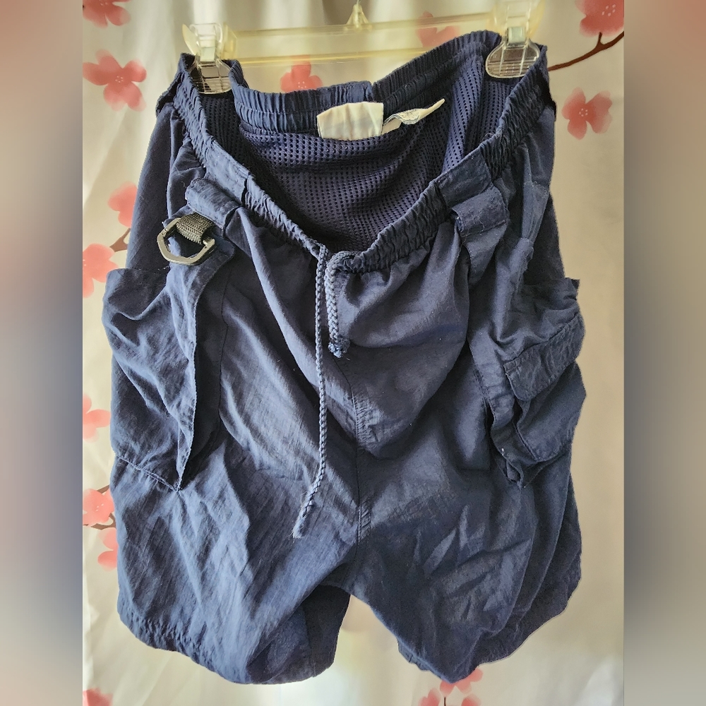 Men's Timber Run Outdoor Gear Navy Blue Solid Swim Trunks Size Large